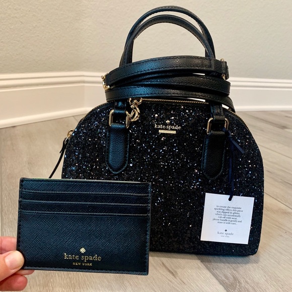 ✨SET✨ Kate Spade Glitter Mini Reiley/ cc holder - Picture 5 of 8